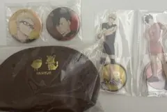ハイキュー　黒尾鉄朗　月島蛍　ゴミ捨て場の決戦　アクリルスタンド　缶バッジ
