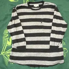 グレー 長袖カットソー