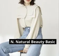 N. Natural Beauty Basic ダブルスクエアカラーブラウス