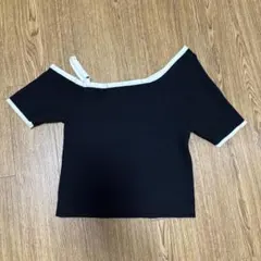INGNI ワンショルダー配色リブニットのサムネイル