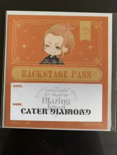 ツイステ　ブレイジングジュエル　特典バックステージパス ケイト