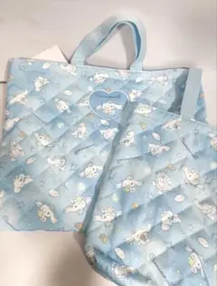 シナモロール　レッスンバッグ上履き袋 絵本袋