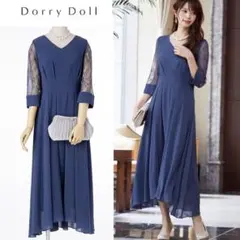 Dorry Doll 袖レースウエストタックロングワンピース ドリードールのサムネイル