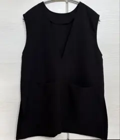 【値下げ】フロントポケットベスト ／ Bonjour Sagan