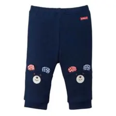 ホットビスケッツ　クマ刺繍 ネイビー パンツ