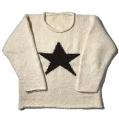 希少 Vintage Ecuador Roll Neck Star Knitのサムネイル
