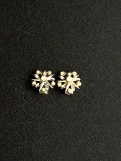 花・星形 ヴィンテージ イヤリング