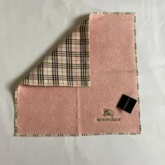 Burberry タオルハンカチ　ピンク　ノバチェック　新品未使用　タグ付き
