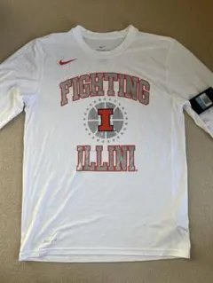 Nike Fighting Illini Dri-FIT Tシャツ M ホワイト