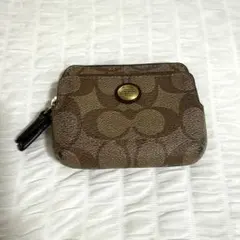 COACH ブラウン コインケース