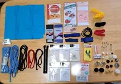 手芸素材セット 布地・紐・ボタンなど色々セット