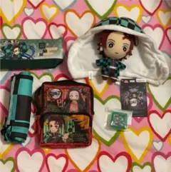 新品　炭治郎セット　エコバッグ　ポーチ　えんぴつ削り　ミニぬいぐるみ