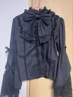 Lilia 姫袖ブラウス ブラックのサムネイル