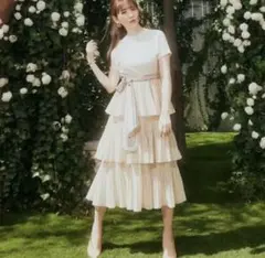 ワンピース Herlipto Garden Party Ruffled Midi Dress 2026年最新】garden party ruffled midi dressの人気アイテム - メルカリ