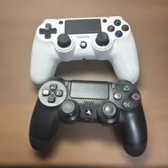 PS4 コントローラー 2点セット ブラック　ホワイト　プレイステーション4