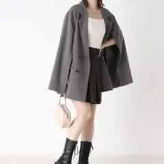 heather 袖スリットミドルジャケットのサムネイル