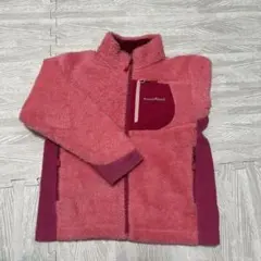 mont-bell フリースジャケット Kid's 120 ピンク