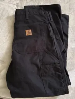 Carhartt ダブルニーパンツ 30x32 ブラック - メルカリ