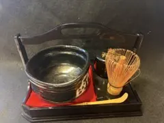 茶道具セット 抹茶碗 茶筅 茶杓 棗 手付盆