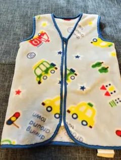 キッズ スリーパー くるま柄　80〜100cm