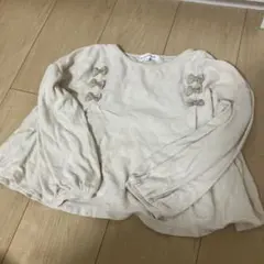 3can4on リボン付き 長袖カットソー 110cm