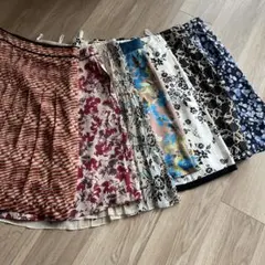 ブランド膝丈フレアスカート 7枚