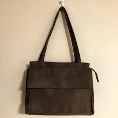 サザビー SAZABY ♡ナイロン トートバッグ　ハンドバッグ　茶色　ブラウン