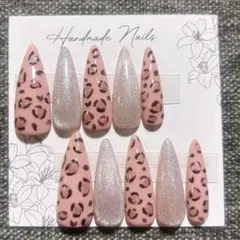 ネイルチップ ヒョウ柄 現品