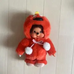 モンチッチ ぬいぐるみ 赤リュック - メルカリ
