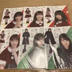 欅坂46×ローソン　クリアファイル6枚セット　長濱ねる、渡邉理佐など