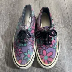 VANS オーセンティック　フラワー柄　花柄　90年代　デッドストック　サイズ7