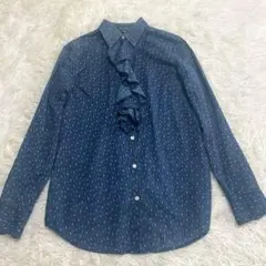ラルフローレン ボウタイブラウス グリーンチェック 長袖 M〜L - メルカリ