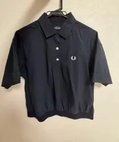 FRED PERRYシャツ　ブラウス　ネイビー