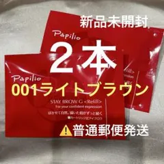 新品未開封〈リフィル〉 ×2本〈◇002チャコール〉パピリオ ステイ
