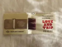 【新品・未開封】トラベラーズノート　ペンホルダー　LOVE AND TRIP