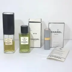シャネル N°19 オードトワレ パルファム 香水 3点セット