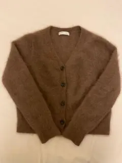 Demi-Luxe BEAMS Vネック カーディガン ブラウン F
