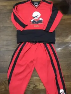 タニヤン様専用　Blanky Jet キャラクター刺繍 赤黒 スウェットセット