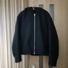 ZARA イレギュラージャカードフーデットジャケット Мサイズ