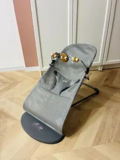 【美品】BABY BJORN バウンサー　メッシュ　グレー