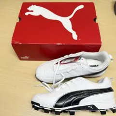 未使用品★PUMA プーマ ウルトラTPJロウ フットサルシューズ 白 26cm