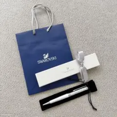 SWAROVSKI クリスタルボールペン ホワイト 箱付のサムネイル