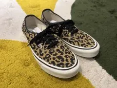 【美品】VANS アナハイム オーセンティック 44DX レオパード27.5cm