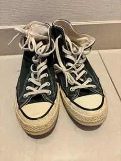 Converse chuck taylor ダークグリーン ハイカットスニーカー