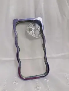 iPhone17 猫耳ケース パープル