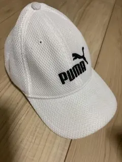 PUMA キッズワンサイズホワイトキャップのサムネイル