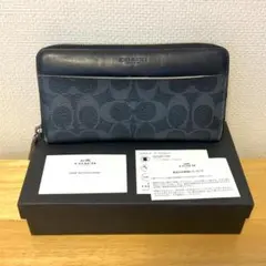 COACH 長財布 アコーディオン ウォレット シグネチャー キャンバスのサムネイル