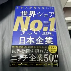日本人が知らない！！世界シェアＮｏ．１のすごい日本企業