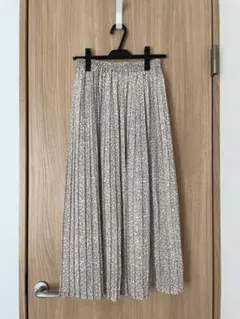 koe レオパード柄ロングプリーツスカート