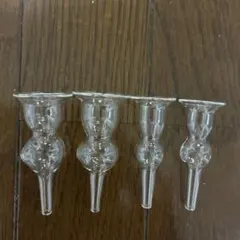 業務用エステB-VAC3 美顔器 付属吸引ガラスすずらん管大小各2本セット未使用のサムネイル